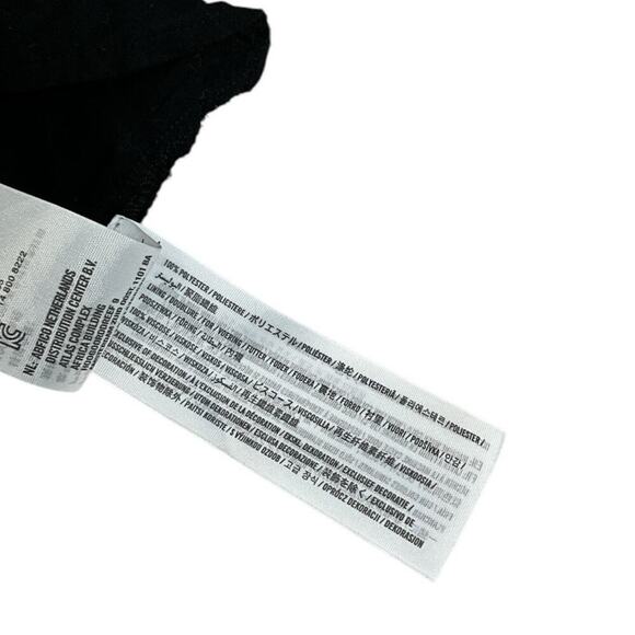 Hollister Size Small Black Crop Tank Top Adjustable Strap Smock Back Layering - Picture 5 of 10